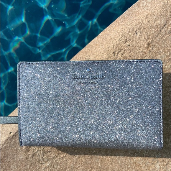 kate spade Handbags - Kate Spade Sparkling Dusk Navy WALLET